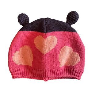 Made with Love by Place Pink Baby Hat 6 - 12 mths
